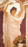 Frederic,lord leighton,p.r.a.,r.w.s English: Invocation oil painting